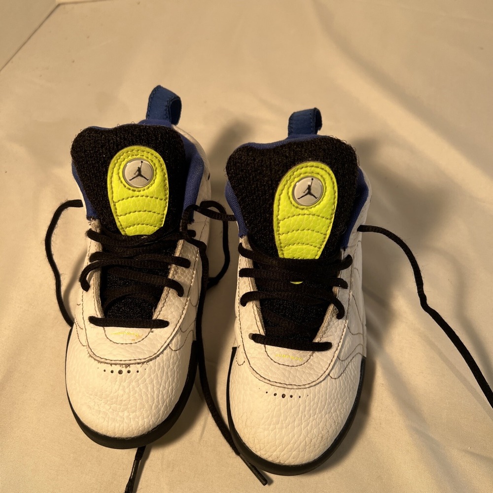 Nike Jordan Jumpman Pro Toddler Sz 6C Sneakers Shoes 909418-135 White Blue
